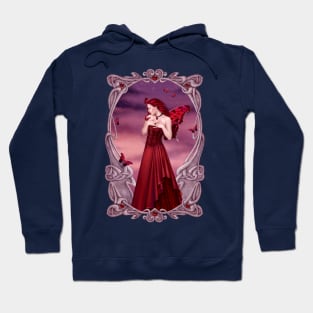 Garnet Birthstone Fairy Hoodie